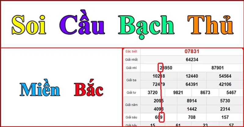 soi cầu Bạch thủ lô miền bắc