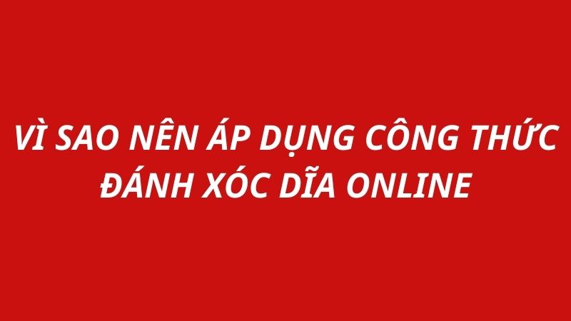 công thức đánh xóc dĩa online