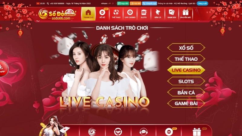  Live Casino đình đám